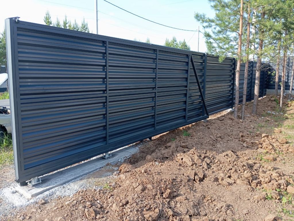 забор горизонт