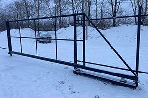 Монтаж ворот