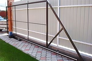 Каркас откатных ворот