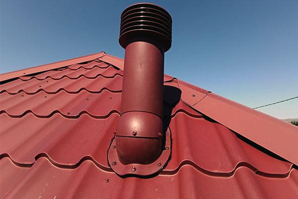 Выход канализации Viotto для металлочерепицы утепленный