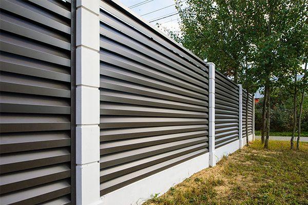 Забор жалюзи под ключ