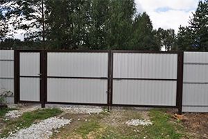 Каркас распашных ворот