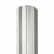 Штакетник Гранд Лайн М-образный 100 мм 0,45 RAL 9003 Белый — двусторонний