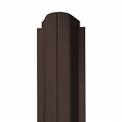 Штакетник Гранд Лайн П-образный 100 мм 0,45 RAL 8017 Шоколад