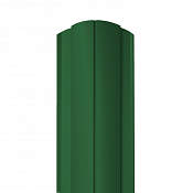 Штакетник Гранд Лайн Круглый 128 мм 0,45 RAL 6002 Лиственно-зеленый