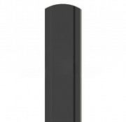 Штакетник п-образный 85 мм 0,45 мм. Серый графит (RAL 7024)