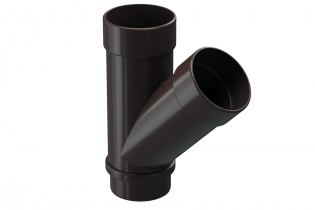 Пластиковый водосточный тройник Docke LUX