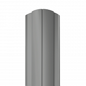Штакетник Гранд Лайн Круглый 128 мм 0,45 RAL 7004 Серый