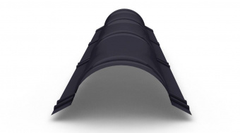 Конек полукруглый для металлочерепицы