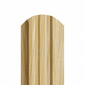 Штакетник металлический МП LANE 16,5x99 0,5 мм. Золотой дуб