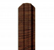 Штакетник металлический п-образный 105 мм 0,45 мм. Дуб античный