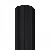 Штакетник Гранд Лайн М-образный 100 мм 0,45 RAL 9005 Черный