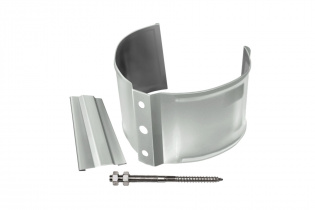 Хомут трубы металлический на камень Grand Line