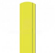 Штакетник п-образный 85 мм 0,45 мм. Желтый цинк (RAL 1018)
