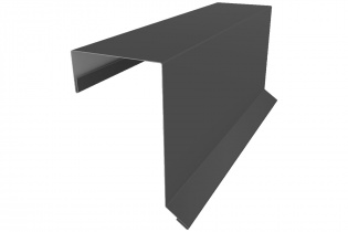 Планка торцевая фальц 65х97