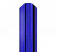 Штакетник металлический п-образный 105 мм 0,45 мм. Синий насыщенный (RAL 5005)