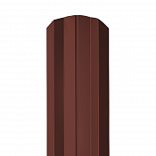 Штакетник Гранд Лайн М-образный 100 мм 0,45 RAL 3009 Оксидно-красный