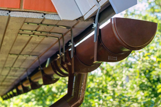 Заглушка желоба металлическая