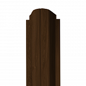 Штакетник Гранд Лайн П-образный 100 мм 0,45 Шоколадное дерево Elite