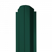  Штакетник Гранд Лайн П-образный 100 мм 0,45 RAL 6005 Зеленый мох — двусторонний