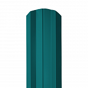 Штакетник Гранд Лайн М-образный 100 мм 0,45 RAL 5021 Морская волна