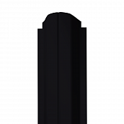  Штакетник Гранд Лайн П-образный 100 мм 0,45 RAL 9005 Черный