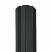 Штакетник Гранд Лайн М-образный 100 мм 0,45 RAL 7016 Темно-серый