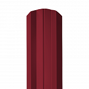 Штакетник Гранд Лайн М-образный 100 мм 0,45 RAL 3003 Рубиново-красный