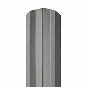 Штакетник Гранд Лайн М-образный 100 мм 0,45 RAL 9006 Серо-алюминиевый